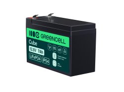 Green Cell CUBE LiFePO4 Μπαταρία 7Ah 12.8V 89.6Wh LFP μπαταρία λιθίου 12V για UPS, παιχνίδια, παρακολούθηση