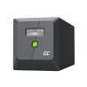 Τροφοδοτικός UPS Greencell 1000VA 600W PowerProof με οθόνη LCD