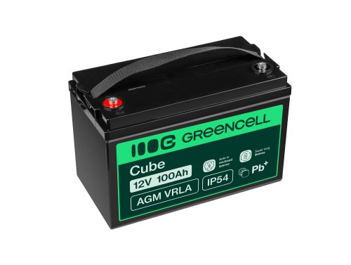 Green Cell ® AGM 12V 100Ah μπαταρία VRLA μπαταρία μολύβδου Unbemann fish cutter boat scooter σκούτερ γκαζόν τρακτέρ γκαζόν