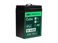 Green Cell ® AGM 6V 4.5Ah μπαταρία VRLA παιχνίδια μπαταρίας μολύβδου ηλεκτρικά παιχνίδια συναγερμός παιδικών οχημάτων