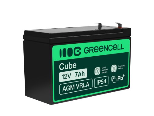 Green Cell ® AGM 12V 7Ah μπαταρία VRLA μπαταρία μολύβδου Unbemann UPS UPS σύστημα UPS σύστημα εφεδρική μπαταρία