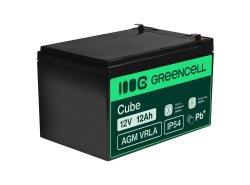 Green Cell ® AGM 12V 12Ah μπαταρία VRLA μολύβδου παιχνίδια μπαταρίας ηλεκτρικά παιχνίδια συναγερμού παιδικά οχήματα