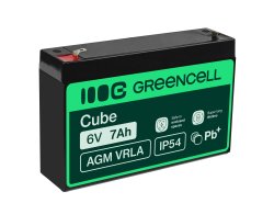 Green Cell ® AGM 6V 7Ah μπαταρία VRLA παιχνίδια μπαταρίας μολύβδου ηλεκτρικά παιχνίδια συναγερμός παιδικών οχημάτων