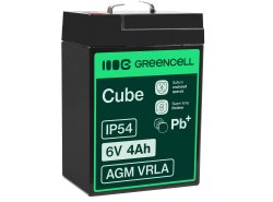 Green Cell ® AGM 6V 4Ah μπαταρία VRLA παιχνίδια μπαταρίας μολύβδου ηλεκτρικά παιχνίδια συναγερμός παιδικών οχημάτων