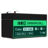 Green Cell ® AGM 12V 1.2Ah μπαταρία VRLA παιχνίδια μπαταρίας μολύβδου ηλεκτρικά παιχνίδια συναγερμός παιδικών οχημάτων