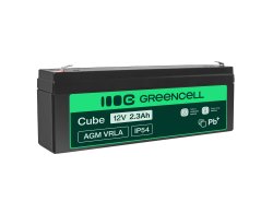Green Cell ® AGM 12V 2.3Ah μπαταρία VRLA ηλεκτρικά παιχνίδια μπαταρίας μπαταρίας συναγερμός παιδικών οχημάτων