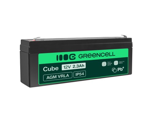 Green Cell ® AGM 12V 2.3Ah μπαταρία VRLA ηλεκτρικά παιχνίδια μπαταρίας μπαταρίας συναγερμός παιδικών οχημάτων