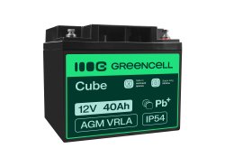 Green Cell ® AGM 12V 40Ah μπαταρία VRLA μπαταρία μολύβδου Unbemann Caravan φωτοβολταϊκή αναπηρική καρέκλα ηλιακή μπαταρία