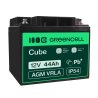 Green Cell ® AGM 12V 44Ah μπαταρία VRLA μπαταρία μολύβδου Unbemann αλιευτικό κόπτη σκάφος σκούτερ γκαζόν τρακτέρ χλοοκοπτικό