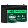 Green Cell ® AGM 6V 14Ah μπαταρία μολύβδου VRLA Μπαταρία Unbemann αλιευτικό κόπτη σκάφος σκούτερ γκαζόν τρακτέρ χλοοκοπτικό