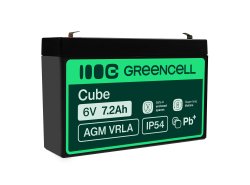 Green Cell ® AGM 6V 7.2Ah μπαταρία παιχνίδια μπαταρίας μολύβδου VRLA ηλεκτρικά παιχνίδια συναγερμού παιδικά οχήματα