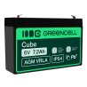 Green Cell ® AGM 6V 7.2Ah μπαταρία παιχνίδια μπαταρίας μολύβδου VRLA ηλεκτρικά παιχνίδια συναγερμού παιδικά οχήματα