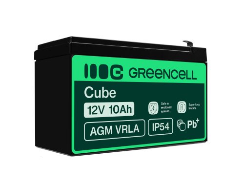 Green Cell ® AGM 12V 10Ah μπαταρία VRLA μπαταρία μολύβδου Unbemann UPS UPS σύστημα UPS σύστημα εφεδρική μπαταρία