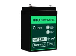 Green Cell ® AGM 12V 2.8Ah μπαταρία VRLA παιχνίδια μπαταρίας μολύβδου ηλεκτρικά παιχνίδια συναγερμός παιδικών οχημάτων