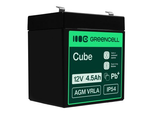 Green Cell ® AGM 12V μπαταρία 4.5Ah μπαταρία VRLA μπαταρία Unbemann UPS UPS σύστημα UPS εφεδρική μπαταρία