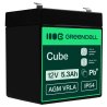 Green Cell ® AGM 12V 5.3Ah μπαταρία VRLA παιχνίδια μπαταρίας μολύβδου ηλεκτρικά παιχνίδια συναγερμός παιδικών οχημάτων