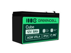 Green Cell ® AGM 12V 8Ah μπαταρία VRLA μπαταρία μολύβδου Unbemann UPS UPS σύστημα UPS εφεδρική μπαταρία συστήματος