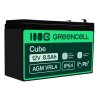 Green Cell ® AGM 12V 8.5Ah μπαταρία VRLA ηλεκτρικά παιχνίδια μπαταρίας μπαταρίας συναγερμός παιδικών οχημάτων