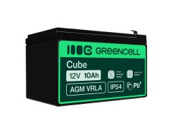 Green Cell ® AGM 12V 10Ah μπαταρία VRLA μπαταρία μολύβδου Unbemann UPS UPS σύστημα UPS σύστημα εφεδρική μπαταρία