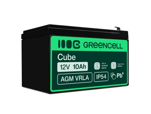 Green Cell ® AGM 12V 10Ah μπαταρία VRLA μπαταρία μολύβδου Unbemann UPS UPS σύστημα UPS σύστημα εφεδρική μπαταρία