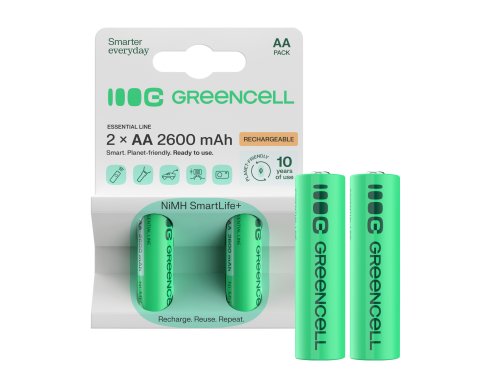 Green Cell επαναφορτιζόμενες μπαταρίες Ni-MH 2x AA HR6 2600mAh