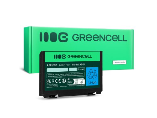 Green Cell Μπαταρία A32-F82 A32-F52 για Asus K50 K50I K50ID K50IJ K50IN K50IP K50C K70 K70IJ K70IO K40 K40IJ K51AC