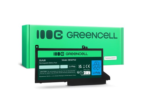 Green Cell Μπαταρία DJ1J0 για Dell Latitude 7280 7290 7380 7390 7480 7490