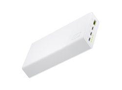 Green Cell PowerPlay20s λευκό Power Bank 20000mAh 22.5W PD USB C εξωτερική μπαταρία κινητού τηλεφώνου