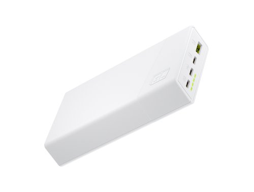 Green Cell PowerPlay20s λευκό Power Bank 20000mAh 22.5W PD USB C εξωτερική μπαταρία κινητού τηλεφώνου