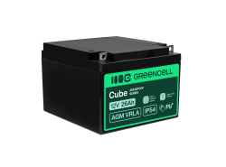 Green Cell ® AGM 12V 26Ah μπαταρία VRLA μπαταρία μολύβδου Unbemann αλιευτικό κόπτη σκάφος σκούτερ γκαζόν τρακτέρ χλοοκοπτικό